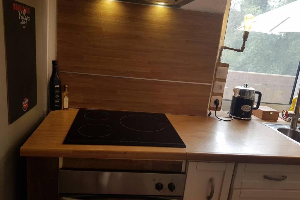 L'Idyllique - Studio Prive Sous Maison Saint-Didier-sur-Beaujeu Exteriör bild