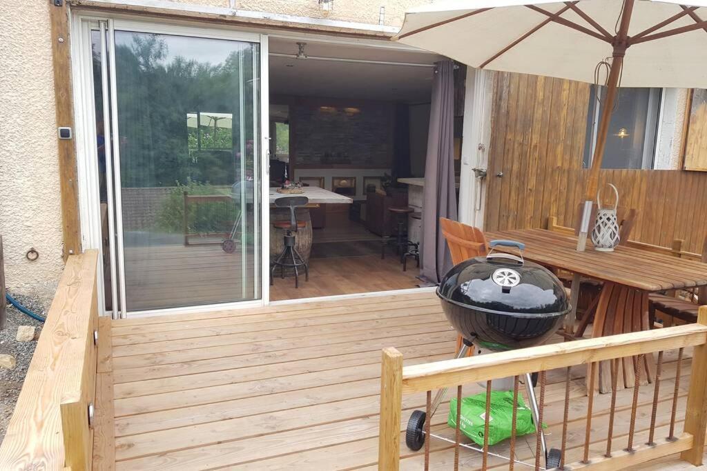 L'Idyllique - Studio Prive Sous Maison Saint-Didier-sur-Beaujeu Exteriör bild